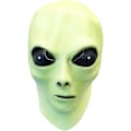 Pikkukuva 1 / 5: REMAKE Hohtava Alien-naamio vihreällä taivutettavalla leluavainrenkaalla