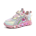 Miniatyrbilde 4 av 5: REMAKE Jenter Led Casual Sneakers Elsa Prinsesse Trykk Utendørs Sko Barn Lilla 32-innersåle 20cm