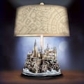 Miniatyrbilde 2 av 5: Bradford Exchange Harry Potter Hogwarts Slott Lysende Skulptur Bordlampe