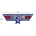 Miniatyrbillede 5 af 5: REMAKE Maverick Amerikansk Flag Iron-on Sy-på Patches (11-pak)