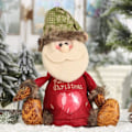 Miniatyrbillede 5 af 5: 3 Juleaften gaveposer Strikket æblepose Julegodt B