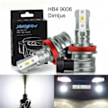 Pikkukuva 1 / 5: Sumuvalot Hb4 9006 Led-lamput 6000K 1800 lumenia 12v Hopeaharmaa