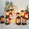 Miniatyrbilde 4 av 5: Julelykt Lys God Jul Hjemmedekorasjon 2023 Navidad Juletrepynt Julegaver Nyttår 2023 Snømann Svart