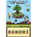 Miniatyrbild 2 av 4: REMAKE Minecraft Byggstenssats Magnetiska Byggklossar Magnetiskt Brädspel - Sky Island - 64 delar