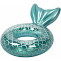 Miniatyrbild 4 av 4: latable Sjöjungfru latable Pool Float - Strand- och Vattendekoration för Sommaren - Leksaker för Barn, 90cm, 1 Styck, Grön