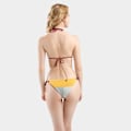 Miniatyrbild 5 av 5: Sensuell färgblockad bikini med hög, kroppsnära midja och öppen rygg Grafisk färg L