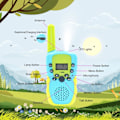 Miniatyrbild 4 av 5: REMAKE Pack Batteridrivna Walkie Talkies för Barn med 22 Kanaler 2-vägsradio 3km Lång Räckvidd, Leksak för 3-12 År Gamla Pojkar Flickor, med Bakgrundsbelyst...
