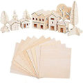 Miniatyrbillede 1 af 4: REMAKE 10 balsaplywoodplader 200x200x1.5mm Natur Hobbyplywood.