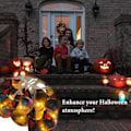 Miniatyrbilde 4 av 5: Halloween-lys 40 LED: Lyslenker for dekorasjon i hage, uteplass, hjem, soverom, Halloween- og julefest