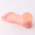 Miniatyrbillede 4 af 5: Neglekunst Øvelses Protesefod Model Fleksibel, aftagelig blød silikone protese manicure værktøj til neglekunst