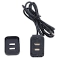 Pikkukuva 1 / 5: Kaksois-USB-latausasema 5V Sovan upotettu USB-virtakeskusjohdotus
