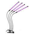 Miniatyrbillede 1 af 5: Plantelampe / plantebelysning med 4 fleksible LED-rør