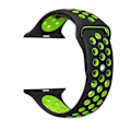 Miniatyrbillede 1 af 5: OnePlus Watch Stilful Sports Armbånd Runnr Sort/Grøn Sort