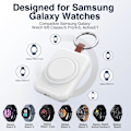 Miniatyrbilde 5 av 5: Lader med powerbank 1800mAh for Samsung Galaxy Watch - Hvit