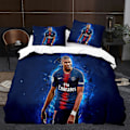 Miniatyrbilde 3 av 3: REMAKE Player K3# 3D Tredimensjonalt Tredelt Sett Størrelse Fotballserie C Ronaldo Kastteppe Hjemmetekstil 180cm