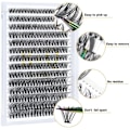 Miniatyrbild 5 av 5: REMAKE Lash Clusters 40D-0.07C-10 B&Q Lash Individuella Fransar 280