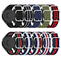 Miniatyrbillede 4 af 5: Garmin Forerunner 220 / 230 / 235 / 630 / 620 / 735 Nylon Urrem - Sort Sort