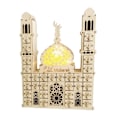 Miniatyrbillede 1 af 5: Eid Mubarak Nedtællingskalender Træ LED Lysboks Skab Ornament til Ramadan Ferie Nytårsfest Dekoration
