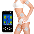 Miniatyrbild 2 av 5: TENS-maskin för muskelstimulering, 15 massageprogram, Svart