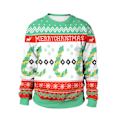 Miniatyrbilde 2 av 4: Julegavegenser for kvinner, Pullover, Avslappet Bluse, Lang Erme DL
