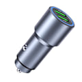Miniatyrbillede 1 af 3: Biloplader Aluminiumlegering Biloplader (Sølvgrå QC18W+QC18W)