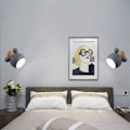 Miniatyrbillede 5 af 5: Nordisk Stil Sød Træbjørn Indendørs Væglampe Sengelampe Øjenbeskyttelse Bordlampe Soveværelse Stue Børneværelse Lamper (Grå)