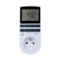 Miniatyrbillede 1 af 5: Elektrisk Stikkontakt Timer, Ugentlig Elektrisk Stikkontakt Timer med 10 Programmer, 24/7 Programmerbar Stikkontakt med LCD Skærm (1 STK)