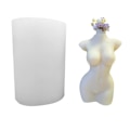 Miniatyrbillede 1 af 5: DIY Silikone Lysform - Silikoneform kvindekrop 11 cm