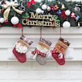 Miniatyrbild 3 av 5: Julstrumpa Presentpåse Julgransdekorationer Jultillbehör Julgranshängen (3 stycken)