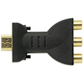 Pikkukuva 2 / 5: HDMI - 3RC -sovitin HDMI - RCA HD -sovitin 3RC punainen sininen vihreä sovitin