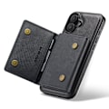 Pikkukuva 5 / 11: 2-in-1 magneettinen lompakkokotelo iPhone 16 Plus -puhelimelle - Musta (M5 Combo)