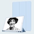 Pikkukuva 2 / 4: Suojakotelo iPad 17/18/Air1/Air2 - Sininen Jää (kynätelineellä)