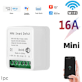 Pikkukuva 4 / 5: Tuya Älykäs WiFi Katkaisija Yksikanavainen Kaksoisohjauskytkinmoduuli