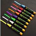 Miniatyrbillede 2 af 4: Metal Kridt Highlighter Sletbar Kridt Highlighter til Tavler, Scrapbøger, Vinduer, Glas - 8 Farver Mix