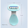 Miniatyrbillede 2 af 3: Passende hårfjerningsinstrument damebarbermaskine manuel barbermaskine damebarbermaskine barbering af armhulehår kniv barbering damebarbermaskine grøn