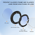 Miniatyrbild 6 av 11: Meta Quest 3 Anti-Scratch Halo Lens Protectors (set)