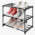 Miniatyrbillede 7 af 8: Skohylde / Skostativ / Skoopbevaring – Metalhylde til Hallen model 2
