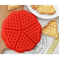 Miniatyrbillede 2 af 5: Silikone Vaffelform Kageform Bageplade, Høj Kvalitet Non-Stick Muffin Form 2 Stk