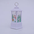 Miniatyrbillede 1 af 5: Store Julelygte Dekorationer, Julebordstilbehør, Lysekrone, Ønskelys, Julegaver, Hvid, Snemand