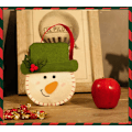 Miniatyrbillede 2 af 5: Julegodtepose Æblepose Gavepose, Snemand Dukke Tote Bag LWD-05