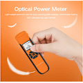 Miniatyrbillede 2 af 3: Mini Fiber Optisk Fotometer, Letvægts Bærbar Optisk Effektmåler Høj Præcision Genopladelig Optisk Effektmåler 7 Bølgelængder,