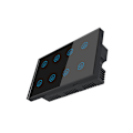 Miniatyrbillede 3 af 3: Smart Wifi Touch Switch - 8 Gang - DS-1431WN - Sort