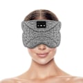 Miniatyrbillede 3 af 4: Bluetooth pandebånd/sovemaske Sovetelefoner Grå Grå