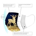 Miniatyrbild 5 av 5: Engångs skyddsmask med tryckt mönster i fawnfärg 10st*YY002-1*2