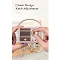 Pikkukuva 3 / 5: Bluetooth Audio Retro Mini Kannettava Audio Langaton Kortti Radio (Valkoinen),