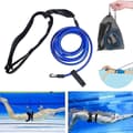 Motstånds-simbälte för poolträning - Justerbar Bungee-design