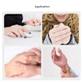 Miniatyrbillede 7 af 7: Fingerløse Handsker / Håndledsstøtte, 1 par Sort Svart L