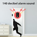 Miniatyrbillede 7 af 9: Alarmsensor til døre og vinduer IP67 vandtæt Svart Sort