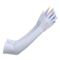 Miniatyrbillede 1 af 3: Sommer Is-ærmer Solbeskyttelse Dame Armbeskyttere Ærmer HN-3 Herre Ærmer Kørsel Lange Anti-UV Is Silke Handsker (Mesh Lang Blå To Par)