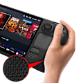 Miniatyrbild 2 av 3: Silikonskydd för Steam Deck OLED Svart Sort